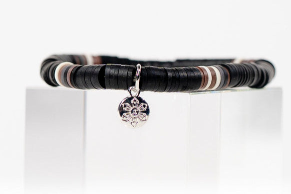 Multi-Color Katsuki Beads Earth Tones Bracelets - Dark Brown