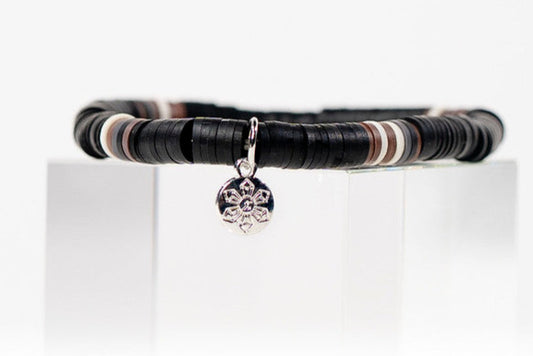 Multi-Color Katsuki Beads Earth Tones Bracelets - Dark Brown